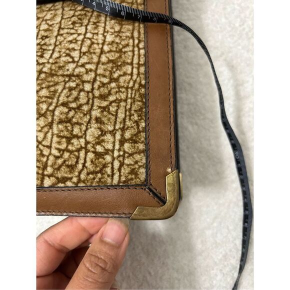 70s Satchel vintage shoulder animal print  bag - Picture 14 of 15